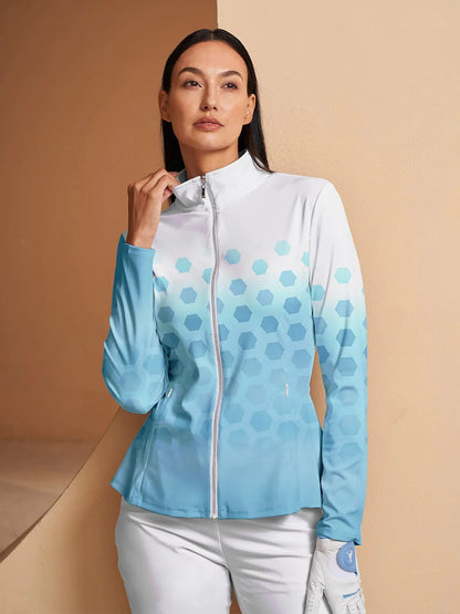 Chaqueta de golf con volantes Hyper-prep Protección solar