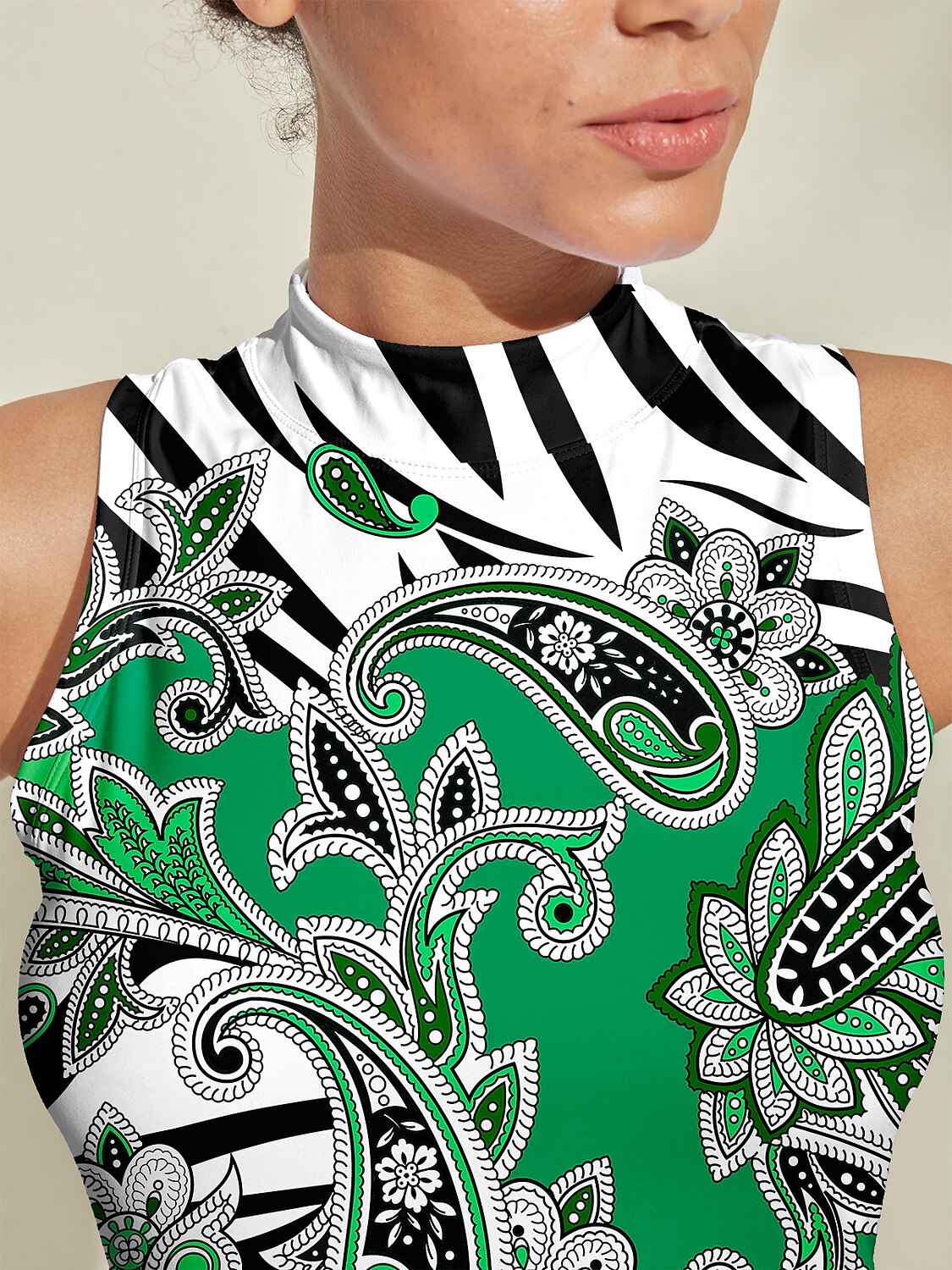 Wildlife Party Ruffle 35.5 Inch Dress For Golf Pickleball & Tennis