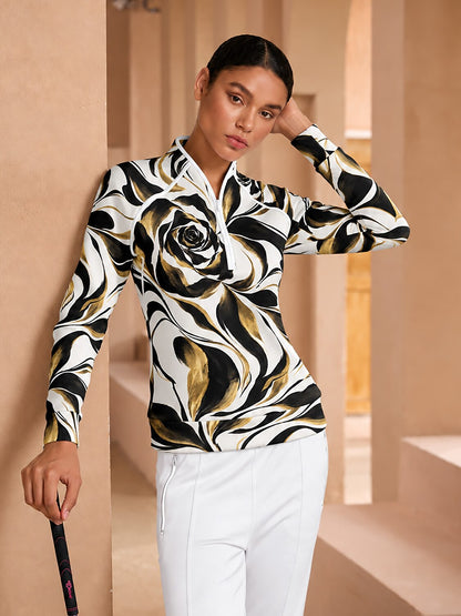 Botanical Energy Long Sleeve Trimmed Sweatshirt