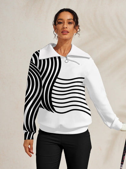 Playful Nautical Golf Sweatshirt