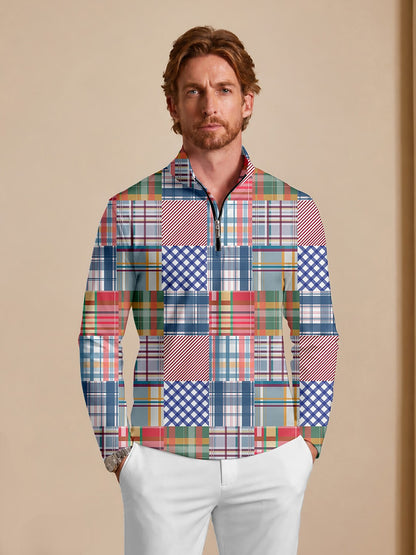 Not So Classic Men's Golf Shirt Quarterzip UPF50+