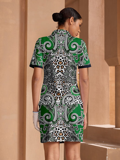 Wildlife Party Polo Top UPF50+