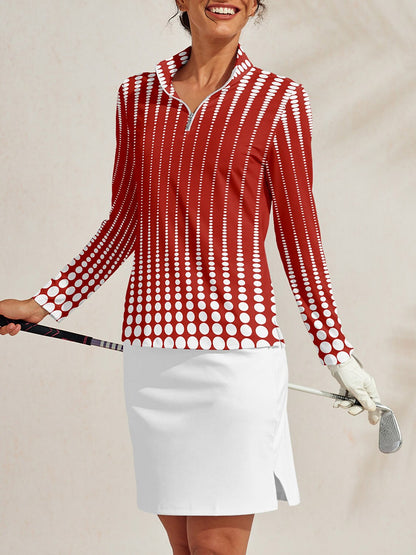 Hyper-prep Golf Shirt Quarterzip UPF50+