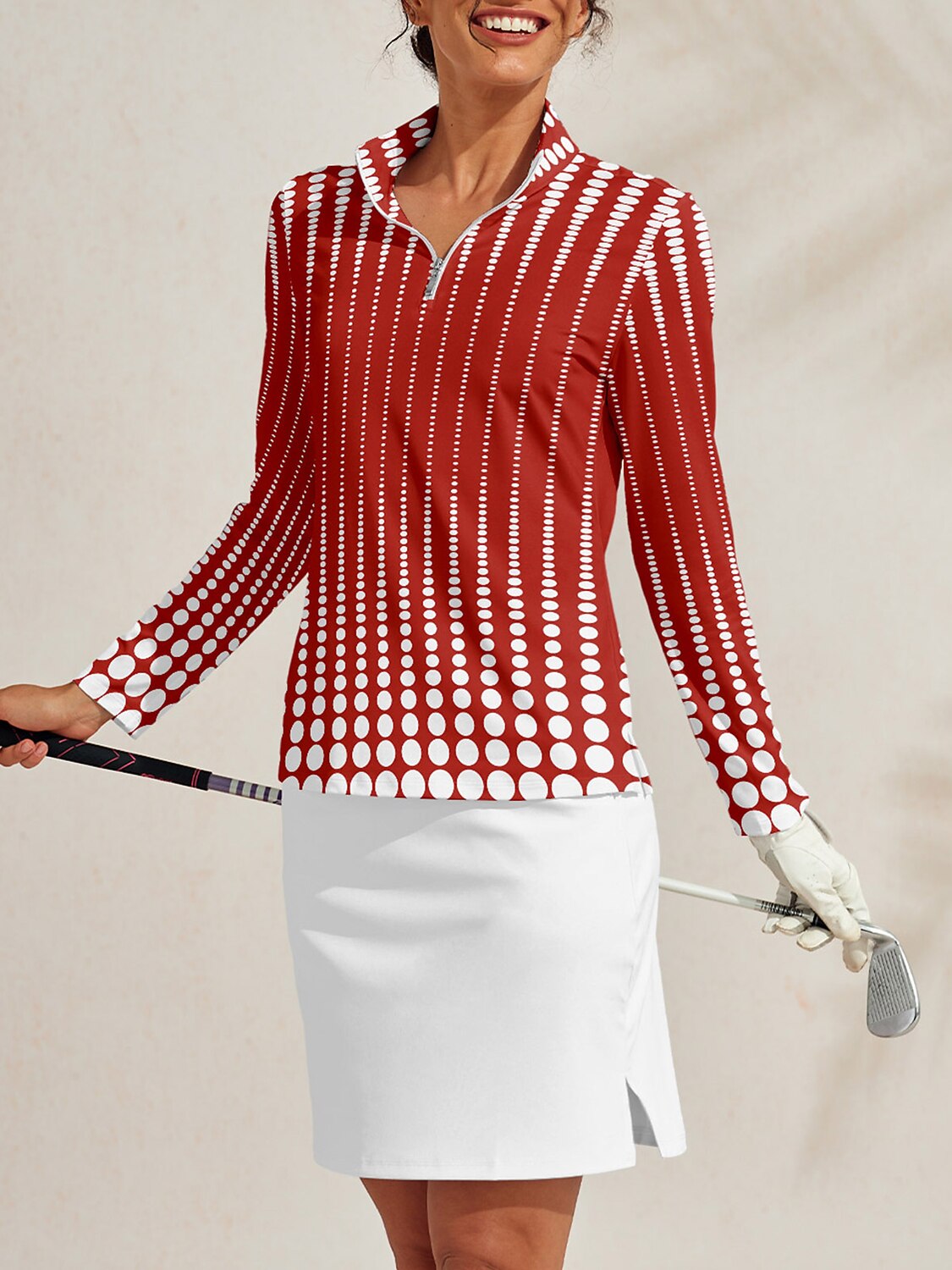 Hyper-prep Golf Shirt Quarterzip UPF50+