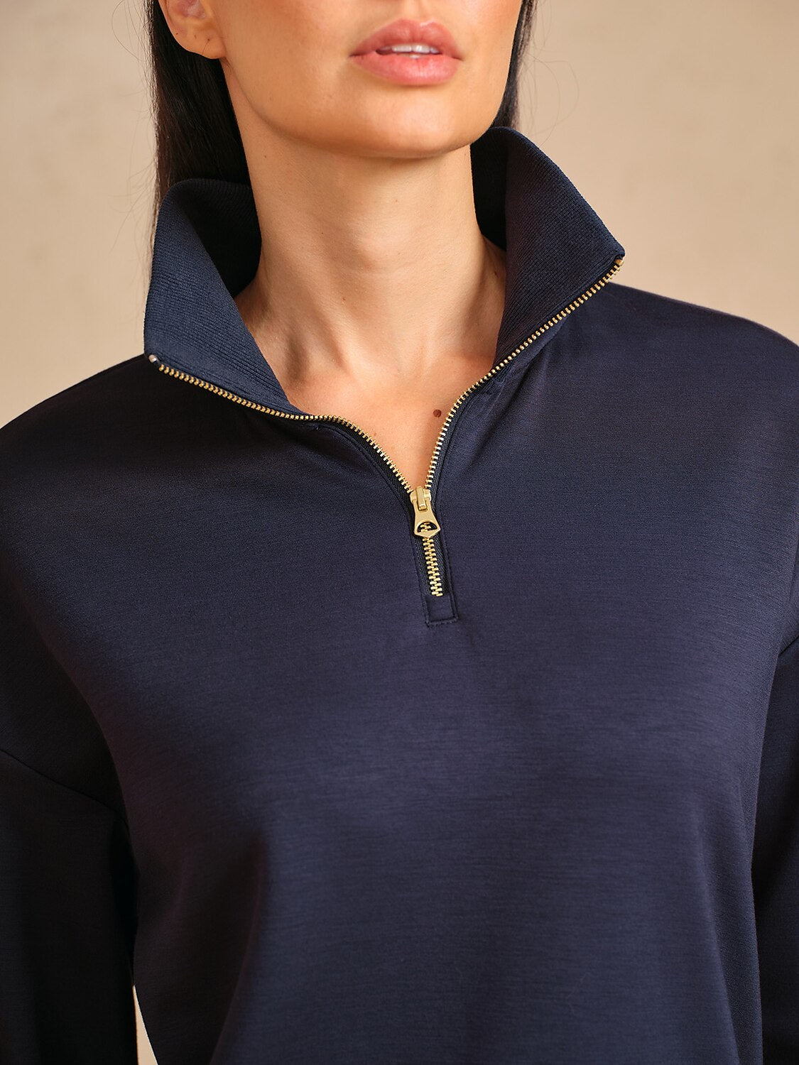UltraSoft Long Sleeve Quarterzip Sweatshirt