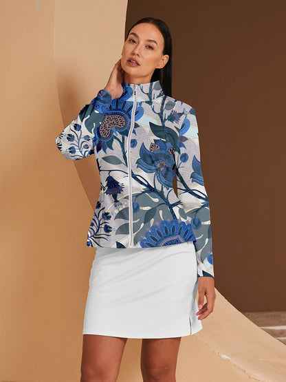 ボタニカルエナジー ラッフル ゴルフジャケット 日焼け防止