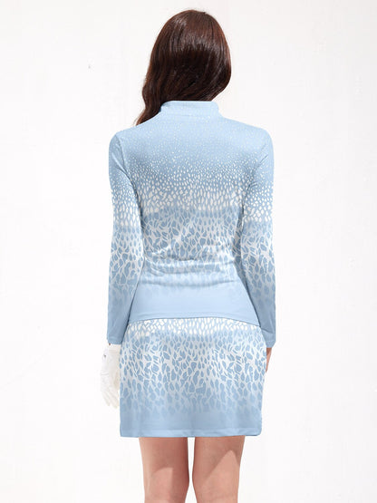 Wildlife Party Zijden Golfshirt met Kwartrits UPF50+