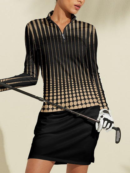 Hyper-prep Golf Shirt Quarterzip UPF50+