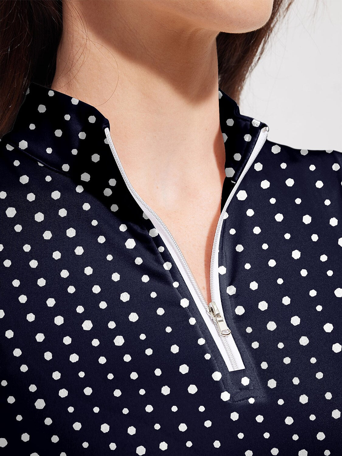 Hyper-prep Silky Golf Shirt Quarterzip UPF50+