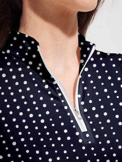 Hyper-prep Silky Golf Shirt Quarterzip UPF50+