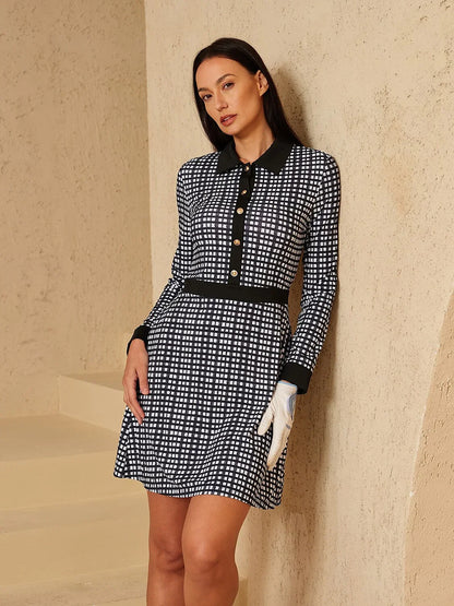 More Than Basic Vestido A-Line de Manga Larga 36.5 Pulgadas UPF50+