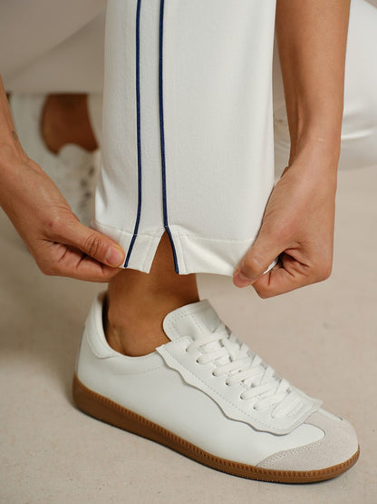 Eagle 28 Inch Performance Stretch Trimmed Ankle Pants