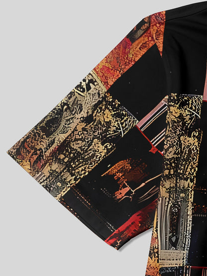 Polo da uomo con collo a costine non così classico UPF50+