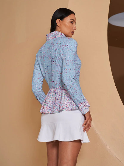 Hyper-prep Chaqueta de Golf con Volantes Protección Solar