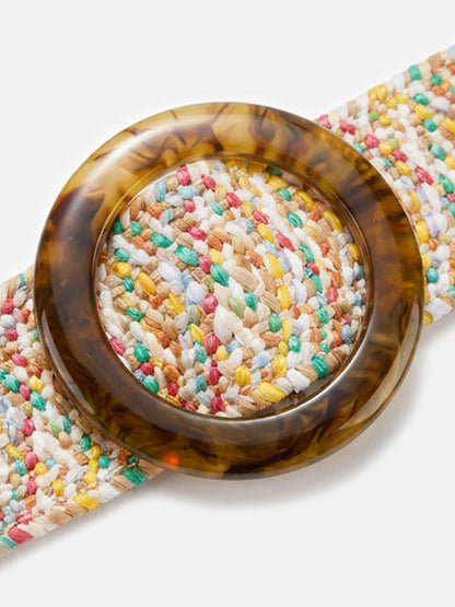 Cintura elastica intrecciata Sunlit Confetti