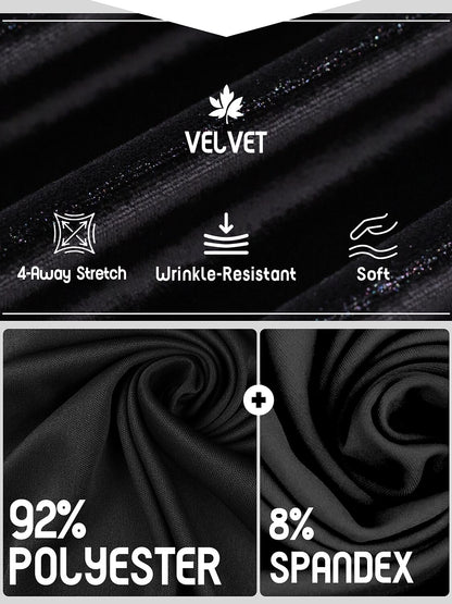 UltraSoft Velvet 40 Inch Stretch Drawstring Wide Leg Pants