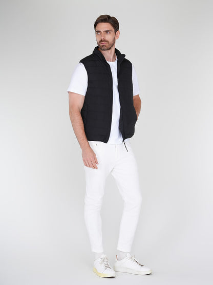 Chaleco básico para hombre con bolsillo oculto