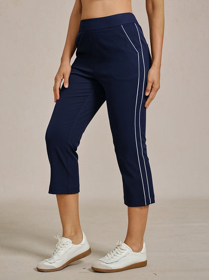 Pantalon capri EAGLE 56 cm performance extensible à finitions contrastées
