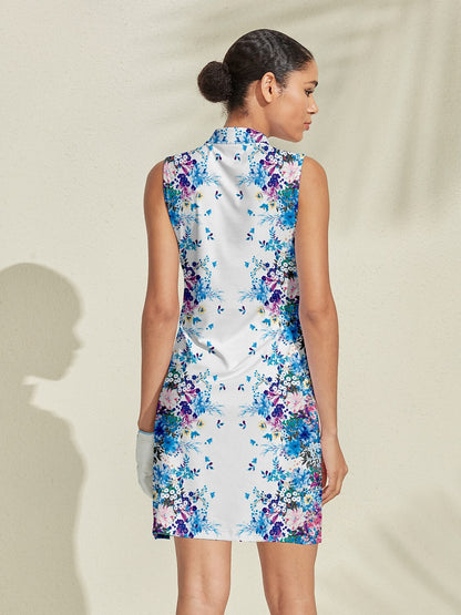 Botanical Energy Sleeveless 36.5 Inch Dress UPF50+