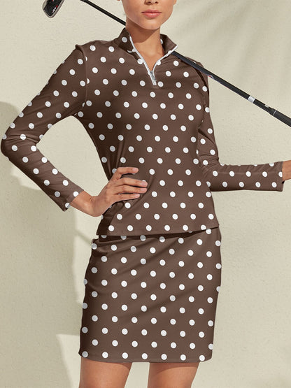 Hyper-prep Silky Golf Shirt Quarterzip UPF50+