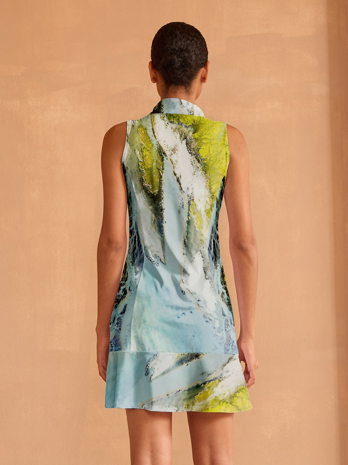 Robe à volants Inked Skins 90,2 cm pour golf, pickleball et tennis