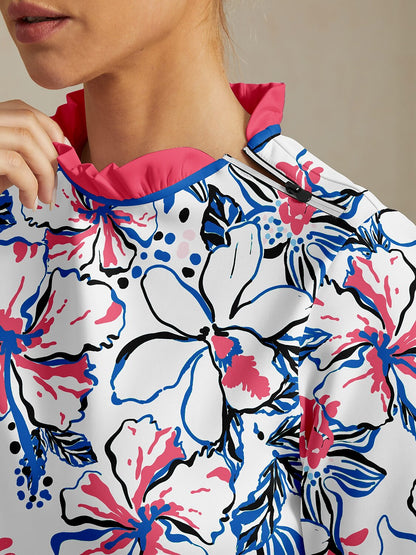 Botanical Energy Sudadera de Golf con Cuello de Volantes