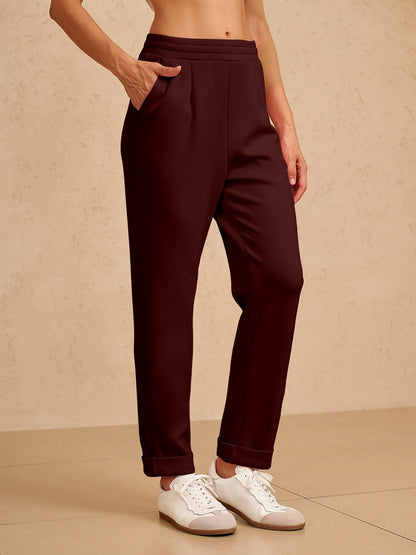 UltraSoft Stretch Hidden Drawstring Cuff Pants