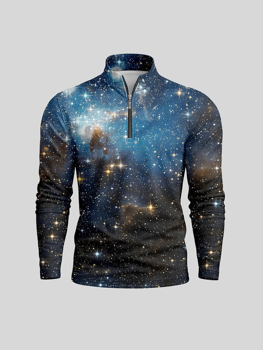 Inked Skins Heren Golfshirt Quarterzip UPF50+