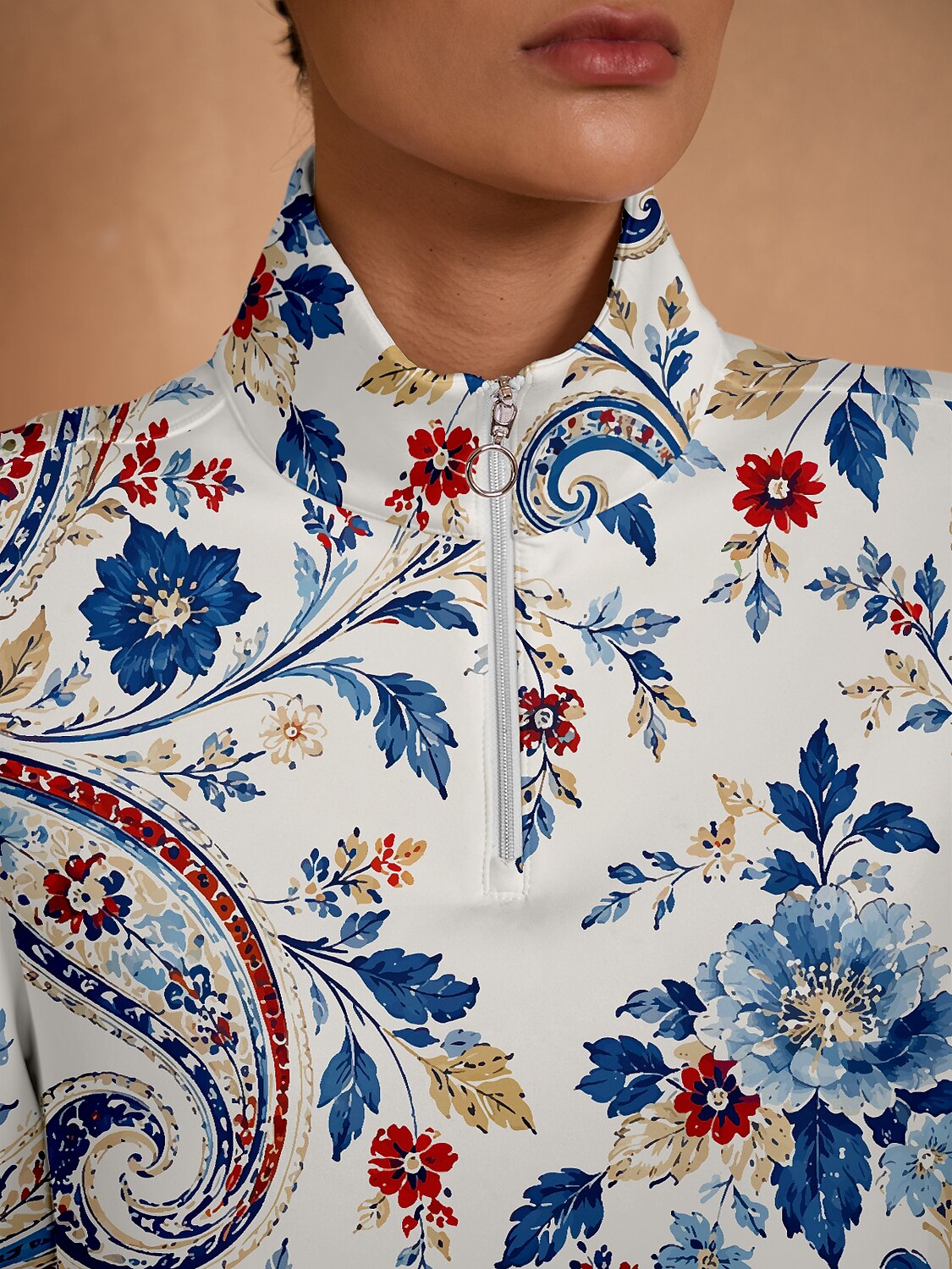 Hyped-up Tropical Golf Sweatshirt