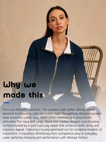 UltraSoft Velour Long Sleeve Full Zip Jacket