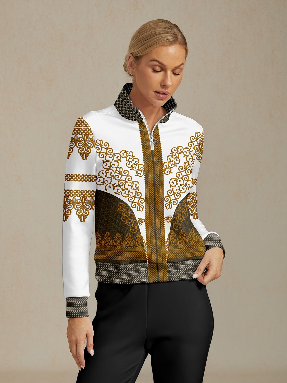Bold Baroque Golf Sweatshirt