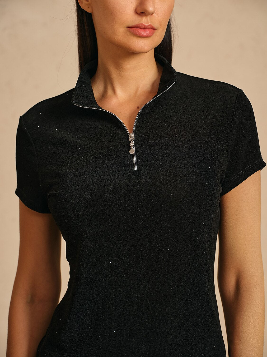Luxe Limited Edition Sparkle Short Sleeve Golf Shirt