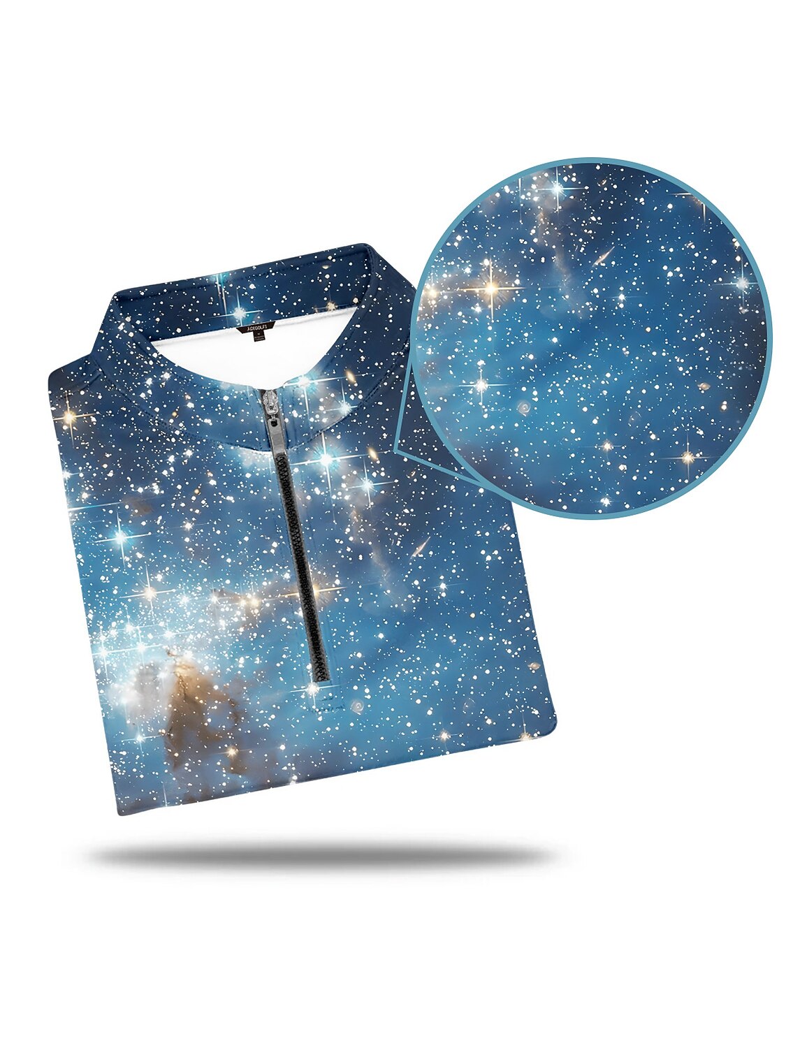 Inked Skins Polo da Golf Uomo con Mezza Cerniera UPF50+