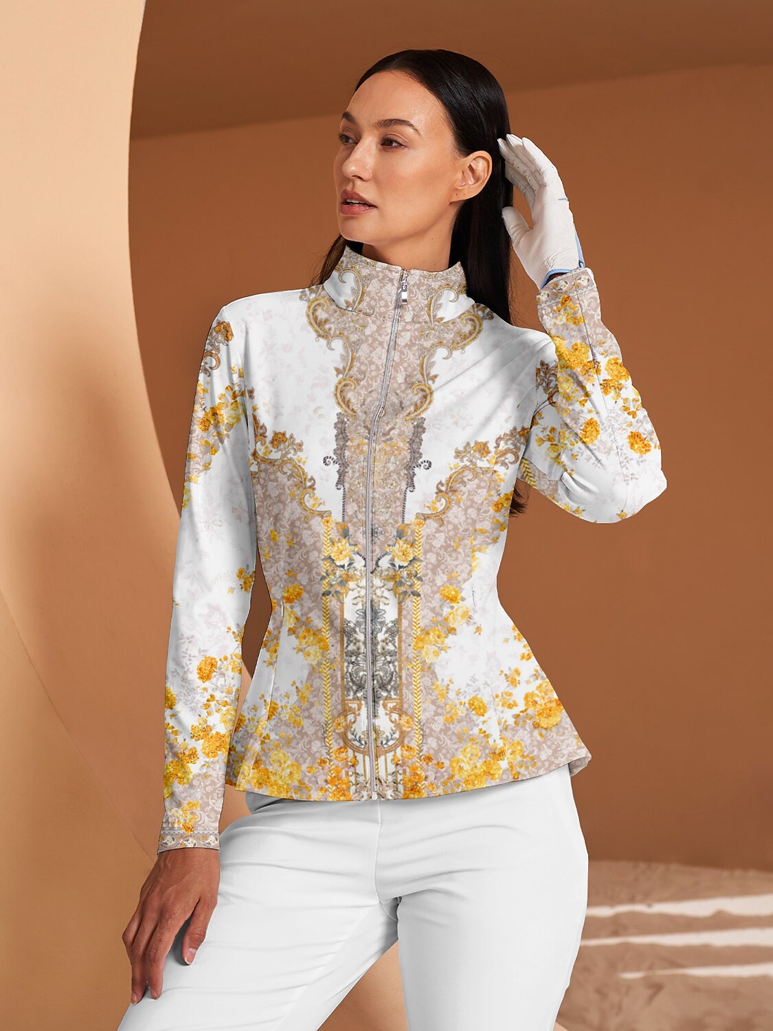 Veste de golf à volants Botanical Energy Protection solaire