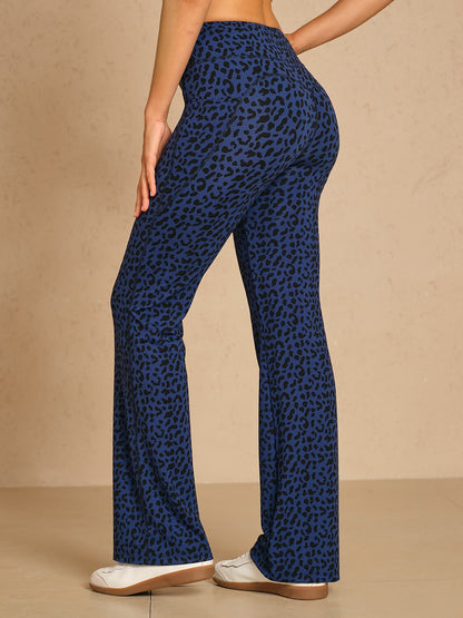 More Than Basic 30 Inch Leopard Golf Flare Pants
