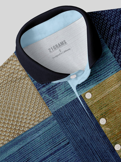 Not So Classic Men's Ribbed Collar Polo Top UPF50+