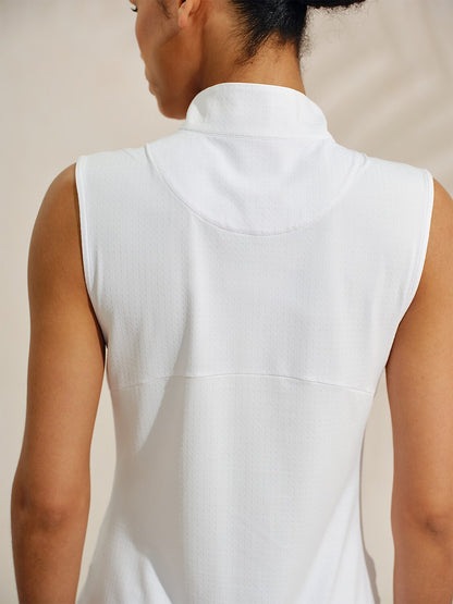Ultrasoft Premium Sleeveless Mock Neck Quarterzip UPF50+