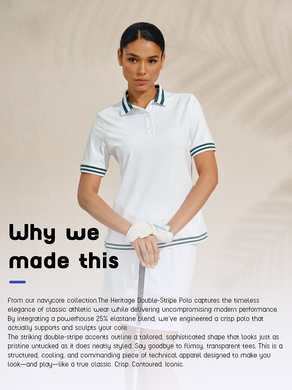 Navycore Short Sleeve Polo Top UPF50+