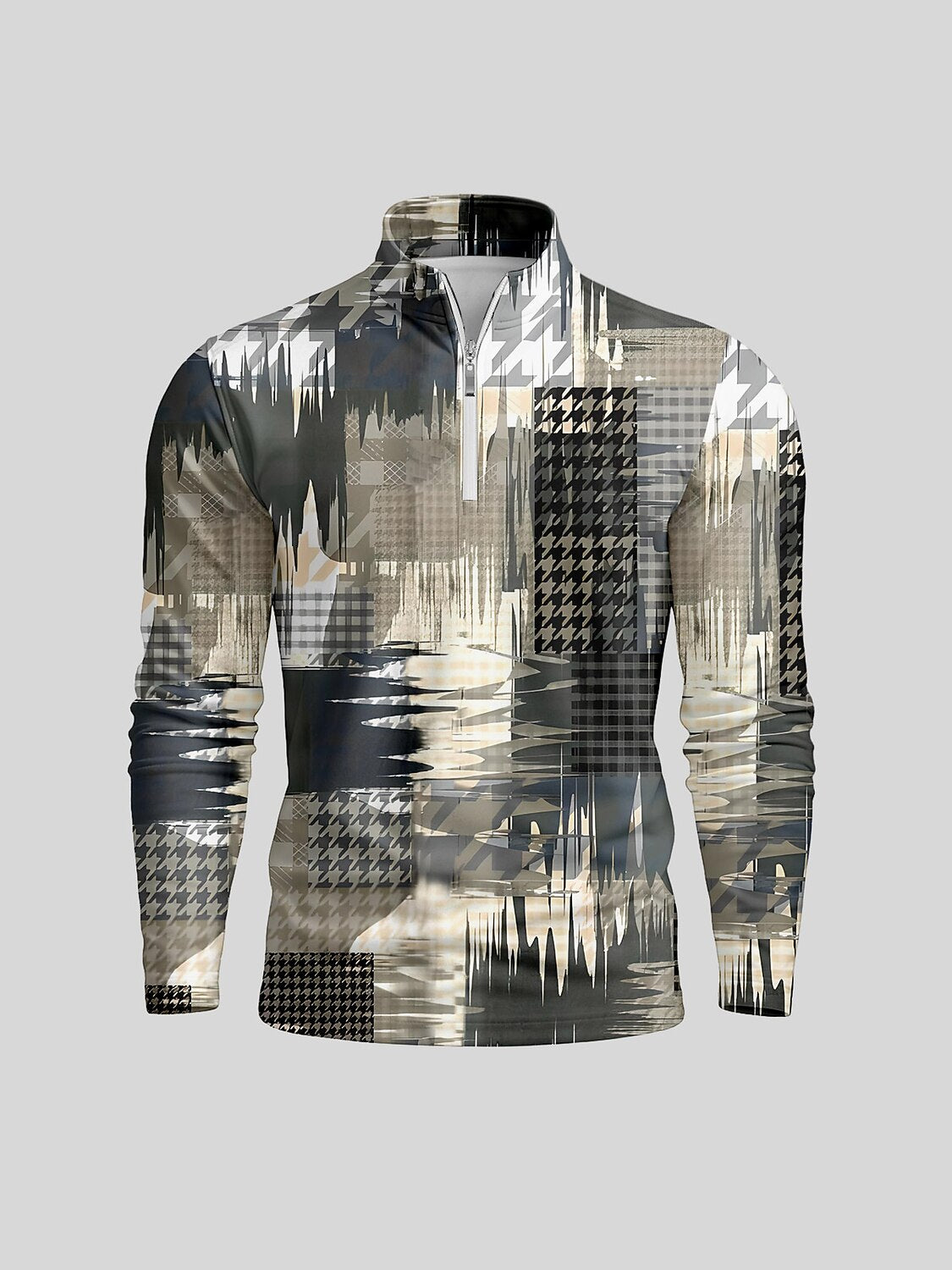 Not So Classic Polo da Golf Uomo con Mezza Cerniera UPF50+