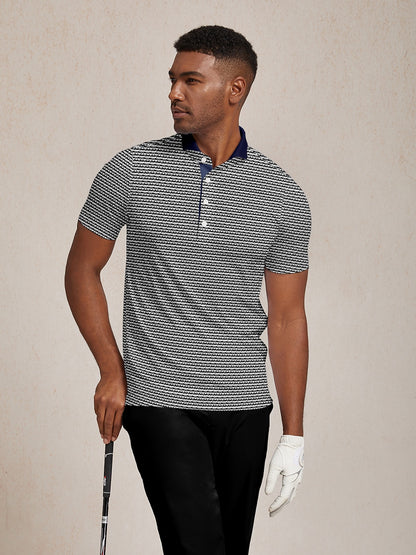 Polo uomo Not So Classic con colletto a costine e protezione UPF50+