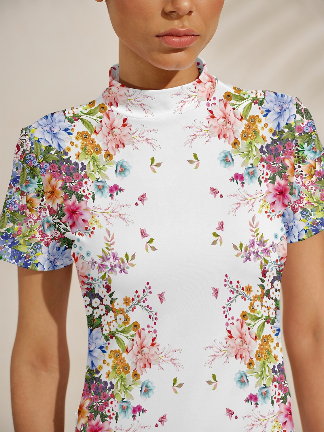 Botanical Energy Ruffle 35.5 Inch Dress For Golf Pickleball & Tennis