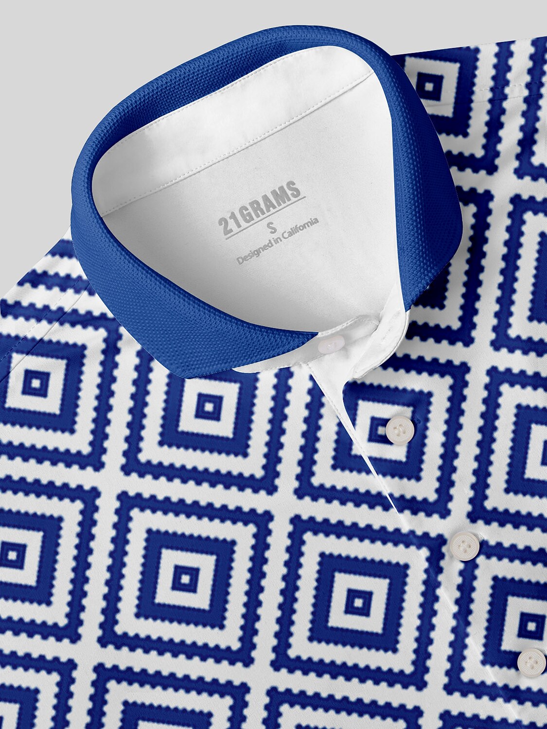 Bold Baroque Polo para Hombre con Cuello Acanalado UPF50+