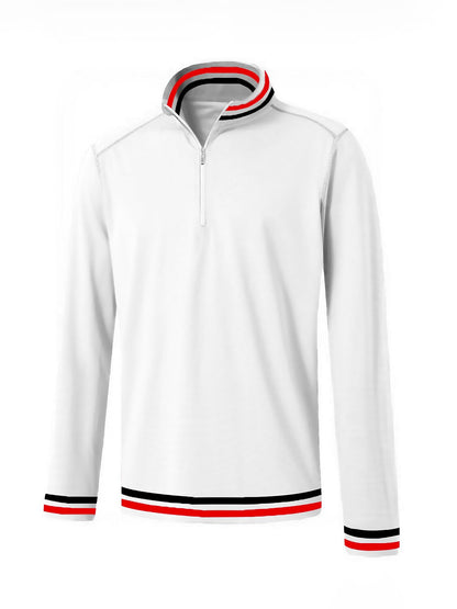 Męska koszulka golfowa z suwakiem do połowy, żeglarska, zabawna, UPF50+