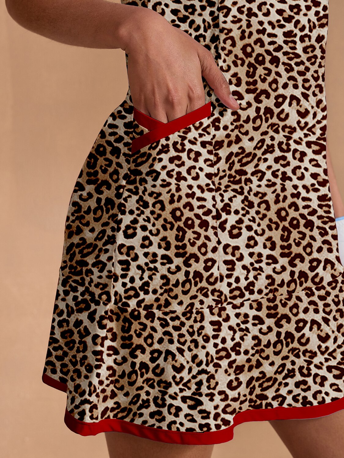 Wildlife Party Ruffle 35.5 Inch Dress For Golf Pickleball & Tennis