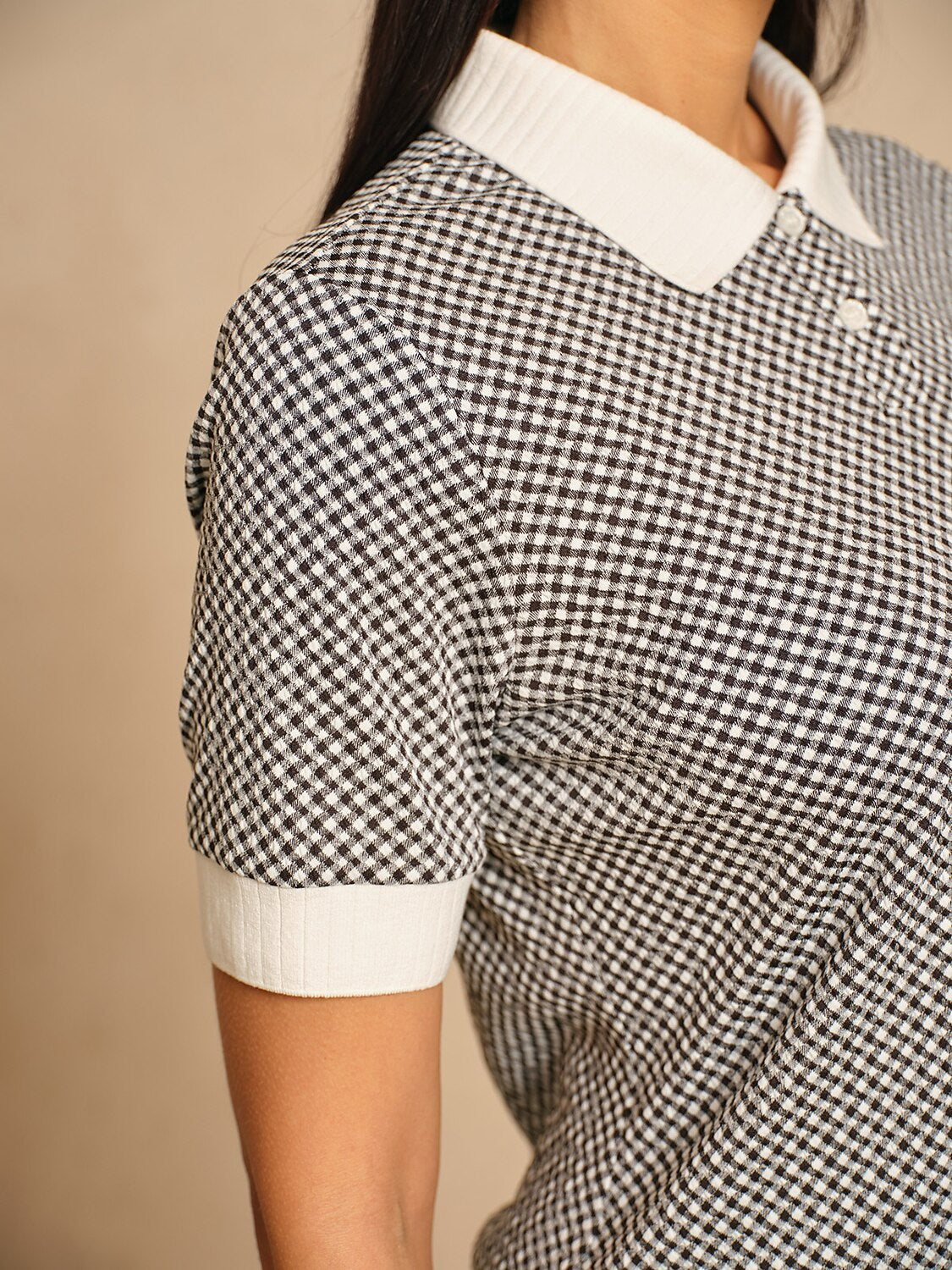 Navycore Short Sleeve Texture Golf Polo Shirt