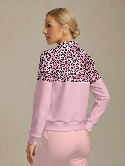 Sudadera de golf con estampado de fiesta de vida silvestre