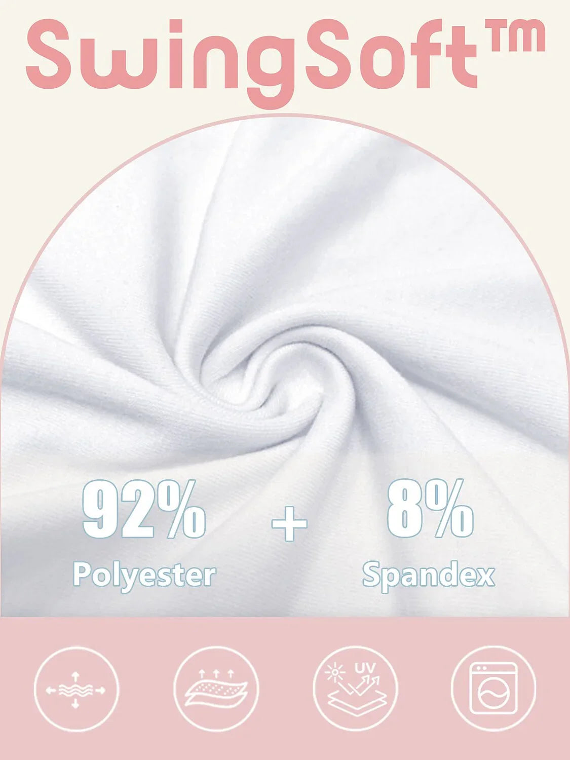 More Than Basic Vestido A-Line de Manga Larga 36.5 Pulgadas UPF50+