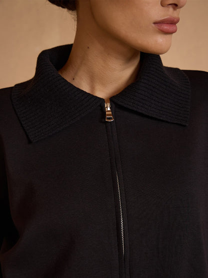 More Than Basic Full Zip Cropped Golf Jacket