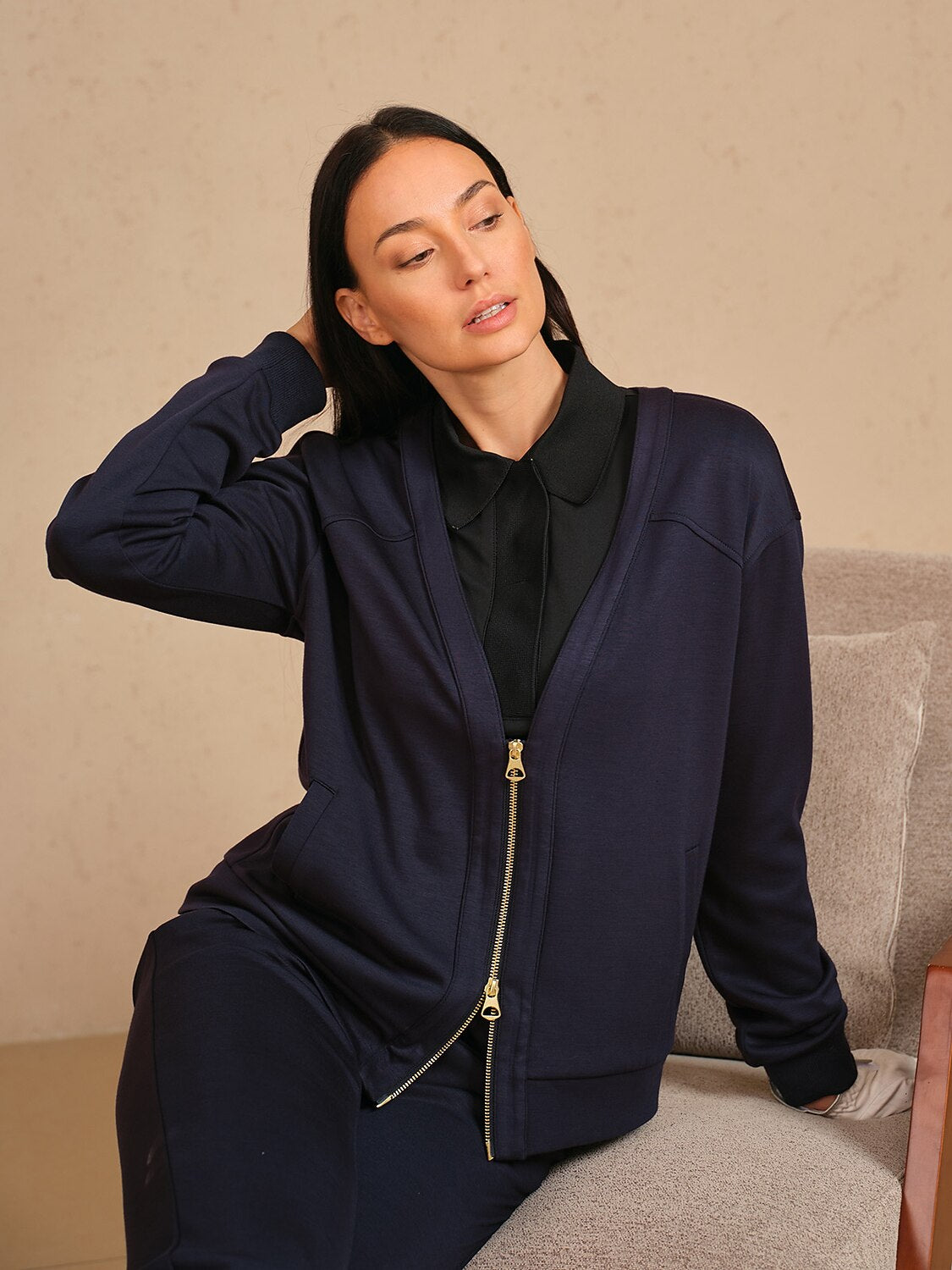 UltraSoft Long Sleeve Half Zip Jacket