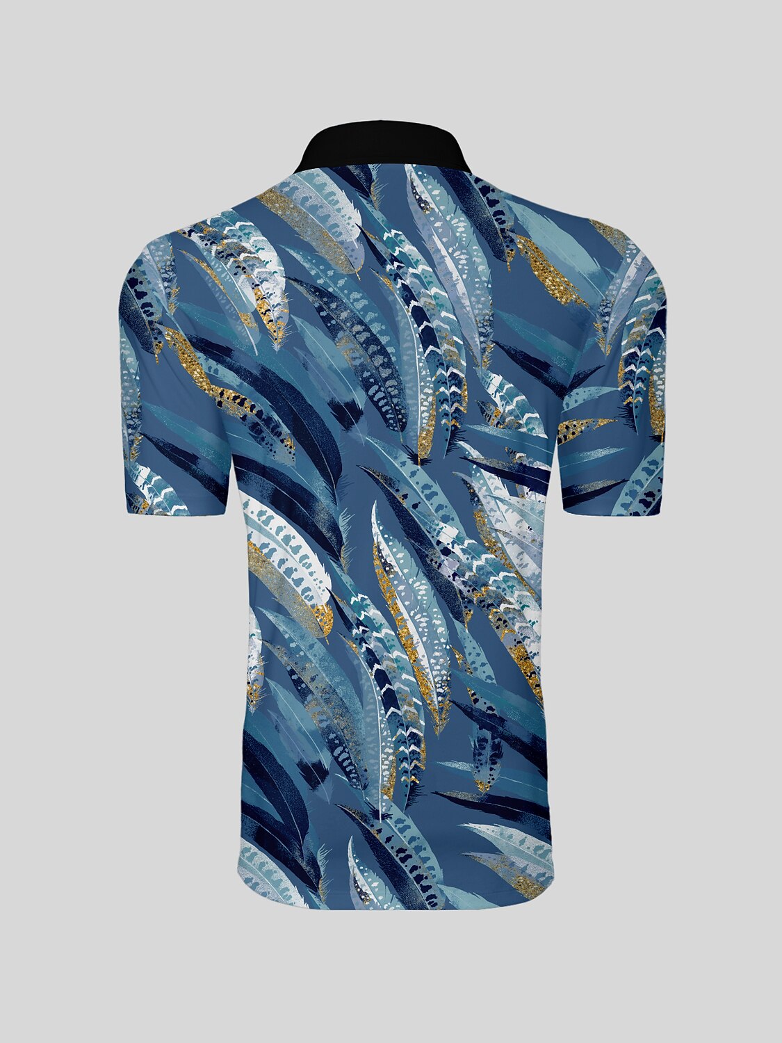 Wildlife Party Herren Poloshirt mit Rippkragen LSF 50+